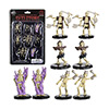 UMBMONSK8PNT-MONSTER MINIATURE FIGURE SET PAINTED SKELETONS 8pk