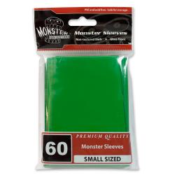 MONSTER SLEEVES YGO/SMALL GLOSSY GREEN 60ct
