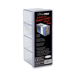 UP4CB-4 COMPARTMENT CLEAR BOX