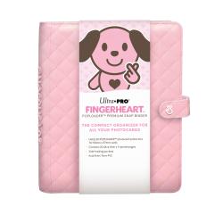 PRO BINDER FINGERHEART BLUSH SNAP 4-POCKET