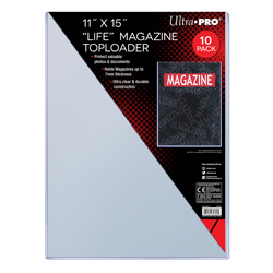 USST1115-TOPLOADERS 11X15 7MM THICK LIFE SIZE MAGAZINE