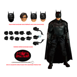 YMZ76593-ONE:12 FIG THE BATMAN ROBERT PATTINSON