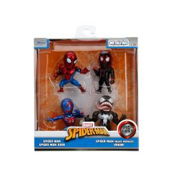 JAD34930-2.5'' METALFIGS SPIDER-MAN 4-PACK