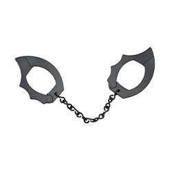 NE61667-BATMAN PROPLICA BAT CUFFS (1966 TV)