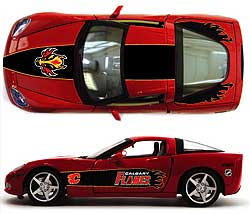 TDH07CVCF-2007 NHL 1/18 2006 CORVETTE FLAMES