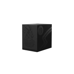 UATDS30624-DRAGON SHIELD DECK BOX DOUBLE SHELL BLACK/BLACK