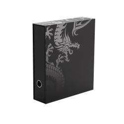 UATDS33600-DRAGON SHIELD SANCTUARY SLIPCASE 3-RING BINDER BLK