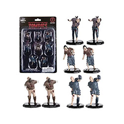 UMBMONZ8PNT-MONSTER MINIATURE FIGURE SET PAINTED ZOMBIES 8PK