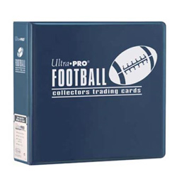 UP3FNA-3''BINDER FOOTBALL NAVY BLUE
