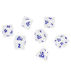 UPDIDDHM7RPGID-D&D HEAVY METAL 7 SET OF DICE ICEWIND DALE